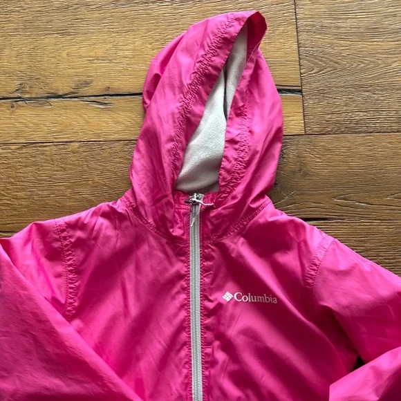 Columbia Two-Tone Pink Hooded Jacket - Picture 2 of 5